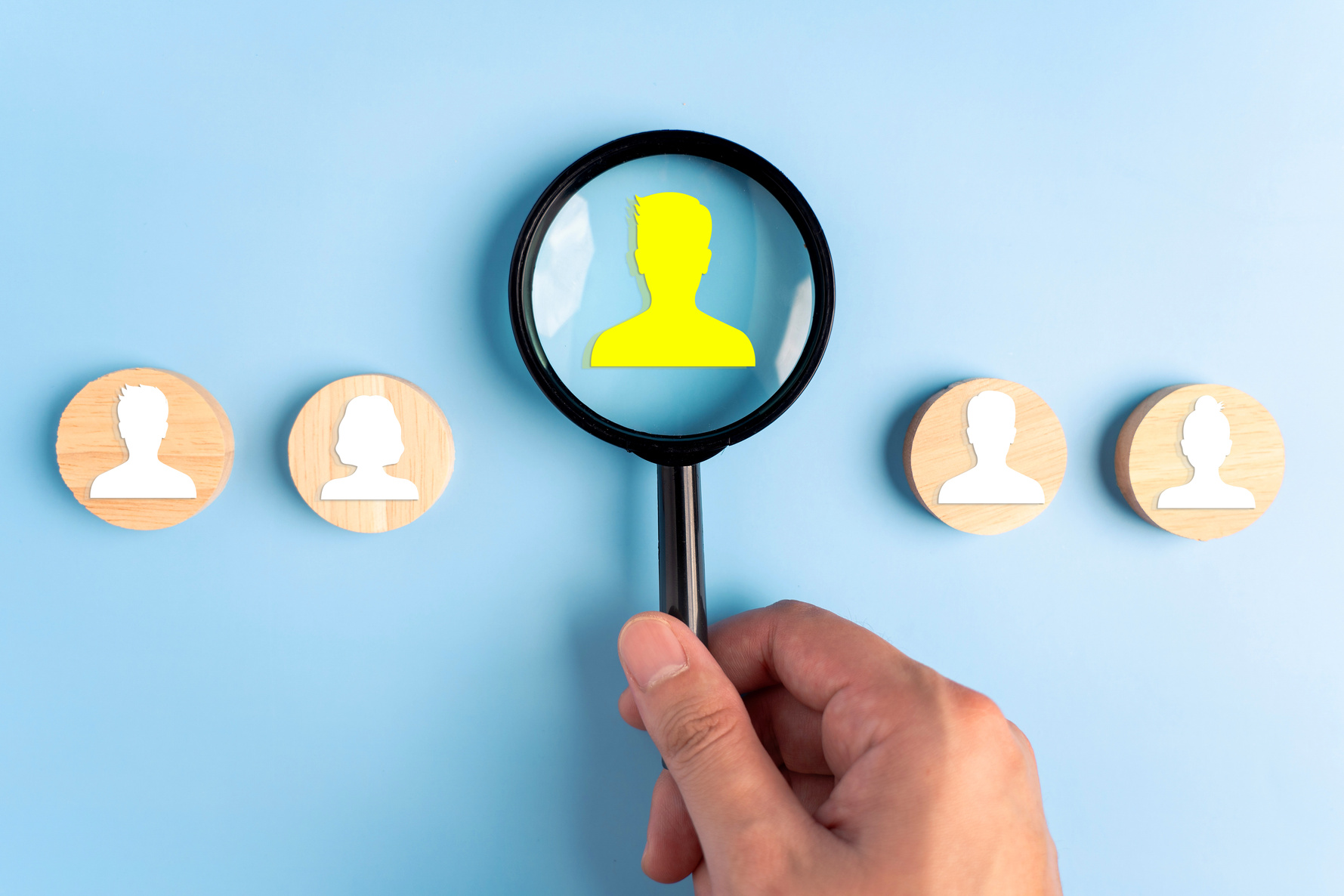 The choice of the best suited employee. Hiring a new employee or